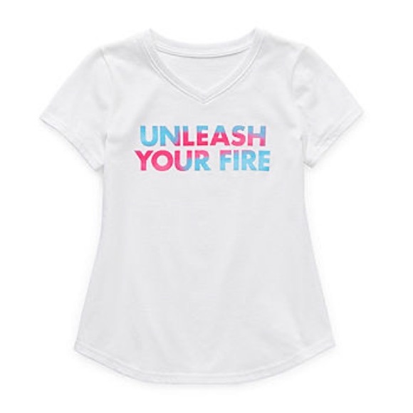 Xersion - Quick - Dri V Neck Short Sleeve Graphic T-Shirt - Picture 1 of 5